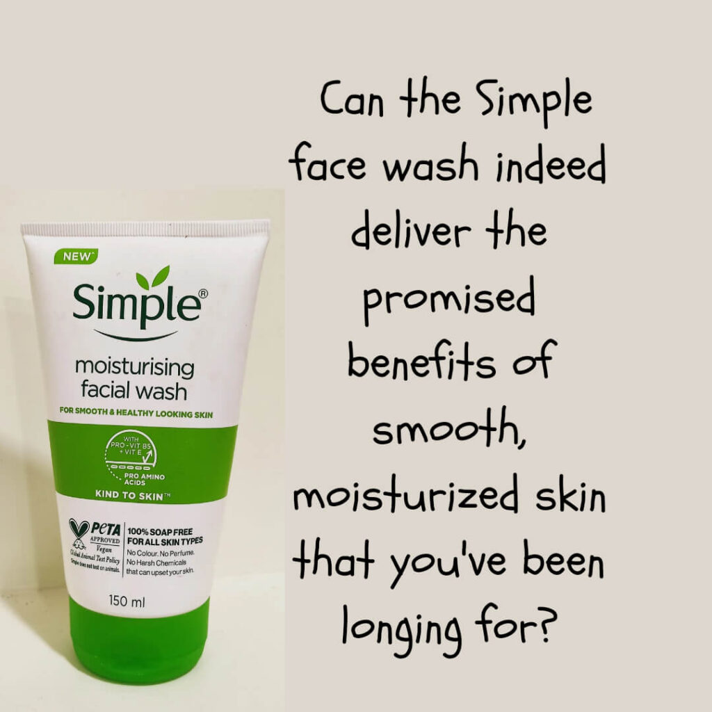 Simple Moisturizing Facial Wash Review